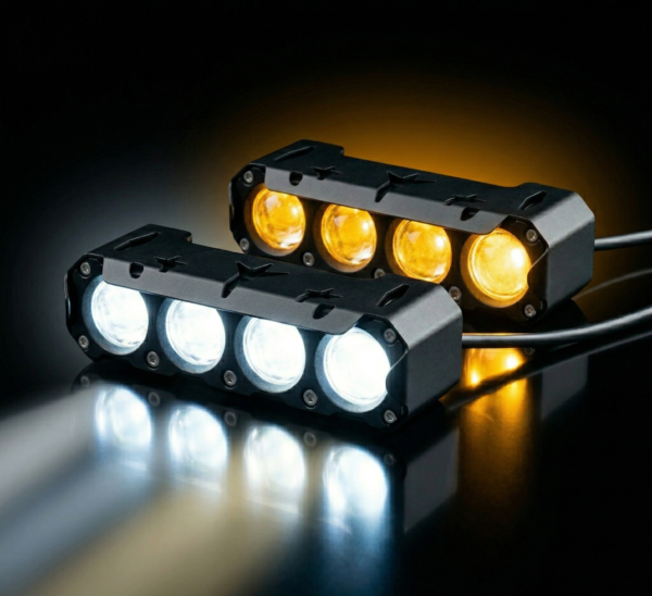 Barra LED 4 Focos para Camión y Bus